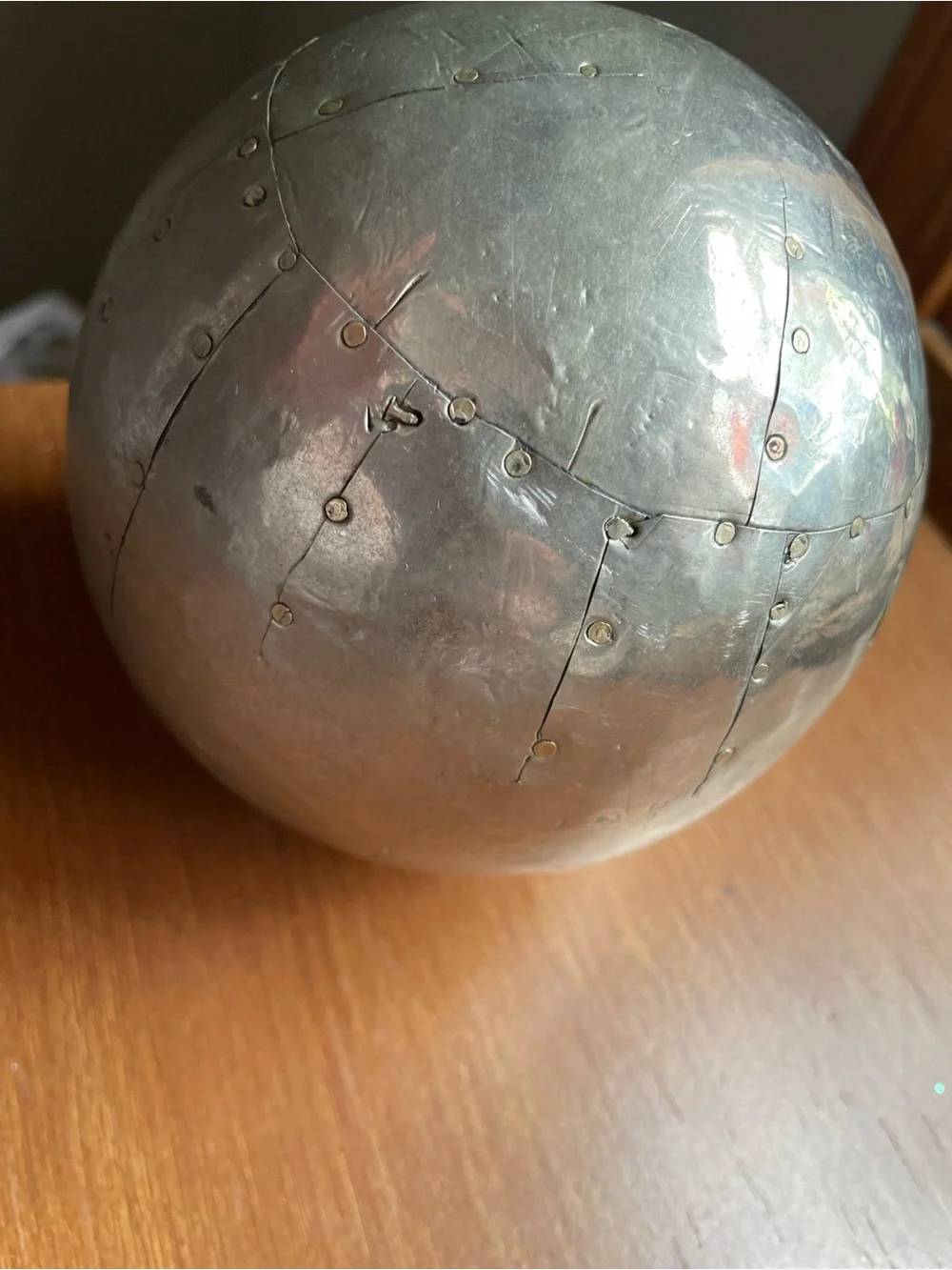 Handcrafted Metallic Decorative Sphere 5